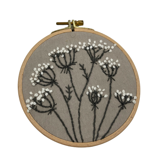 "Blooming Wild" hoops