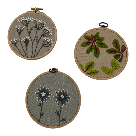 "Blooming Wild" hoops