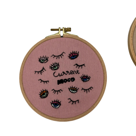 "Hoops with charms" wall art hoops
