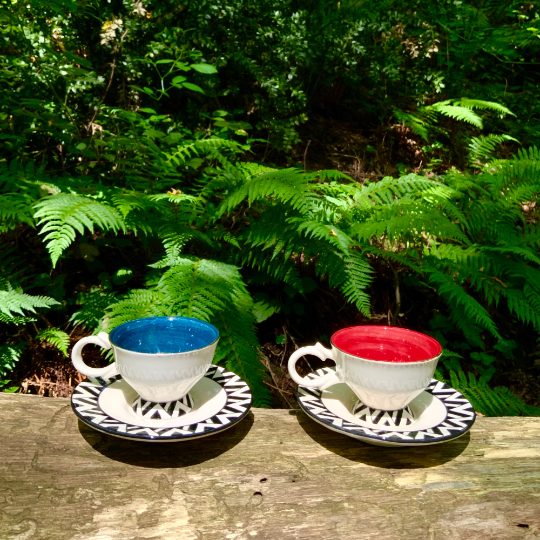 "Coffee and Delight" espresso cups