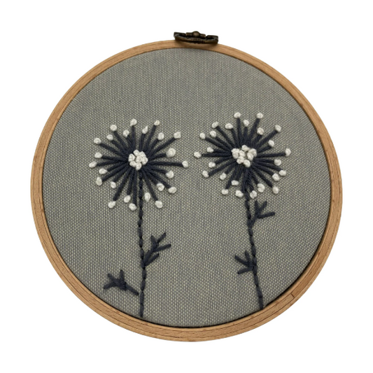 "Blooming Wild" hoops